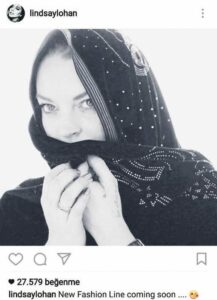 Lohan’ın örtünmesinin sırrı anlaşıldı