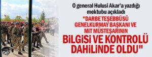 Genelkurmay Başkanı ve MİT müsteşarının dahilinde oldu