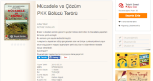 KİTAP TAVSİYESİ : MÜCADELE VE ÇÖZÜM /// PKK BÖLÜCÜ TERÖRÜ /// YAZAR : E. KORG. ALTAY TOK AT