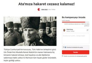KAMPANYA : Ata’mıza hakaret cezasız kalamaz !
