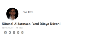 YENİ DÜNYA DÜZENİ DOSYASI /// Küresel Aldatmaca : Yeni Dünya Düzeni