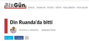 AFRİKA DOSYASI /// MUSTAFA K. ERDEMOL : DİN, RUANDA’DA BİTTİ