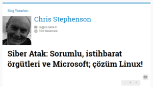 SİBER İSTİHBARAT DOSYASI // Siber Atak : Sorumlu, istihbarat örgütleri ve Microsoft; çözüm Linux !