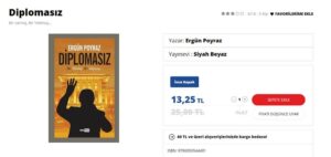 KİTAP TAVSİYESİ : DİPLOMASIZ /// BİR VARMIŞ BİR YOKMUŞ /// YAZAR : ERGÜN POYRAZ
