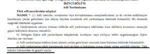 AKP’NİN 2016 YILINDA ÇIKARTTIĞI ULUSLARARASI ADLÎ İŞ BİRLİĞİ KANUNU