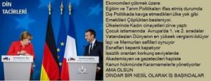 ANGELA MERKEL VE EMMANUEL MACRON