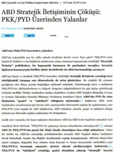 ABD iletişiminin çöküşü