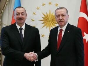 Azerbaycan Cumhurbaşkanı Aliyev Cumhurbaşkanlığı Külliyesinde