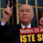 Devlet Bahçeli erken seçim tarihi verdi: 26 Ağustos