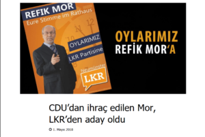 CDU’dan ihrac edilen Mor, mücadeleye LKR’da devam edecek