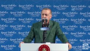 Prompter bozulunca Erdoğan da bozuldu