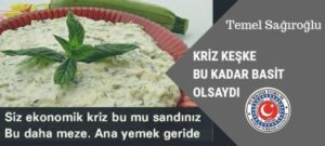 KRİZ KEŞKE BU KADAR BASİT OLSAYDI