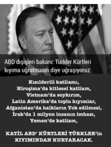 Türkler, Kürtleri kıyıma uğratmasın…!!!!