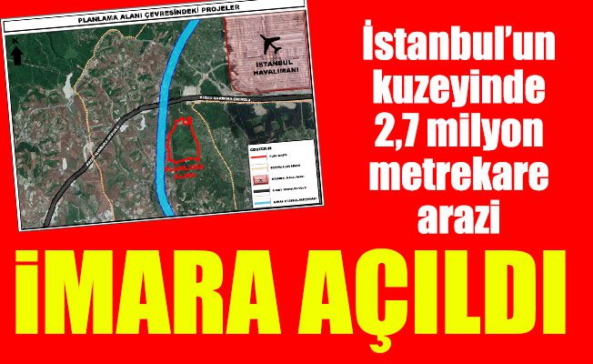 Arnavutköy imara açılan arazi
