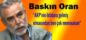 Bu haberlerin hepsi doğru, ama inanmayı reddediyorum ,,, Baskin Oran