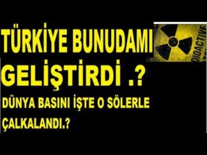YOKSA TÜRKİYE BUNU DA MI ÜRETTİ .!!  DIŞ BASIN ÇALKALANDI ..!!
