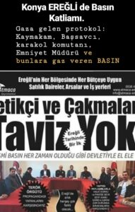 Protokol eli ile, Ereğli de Basın Katliamı
