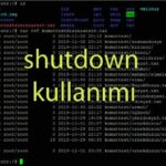 Linux "shutdown" kullanımı haberi Haberettik.com