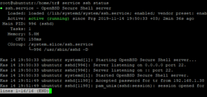 Linux “service” kullanımı