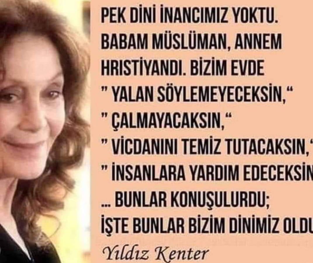 Yıldız Kenter'in dini