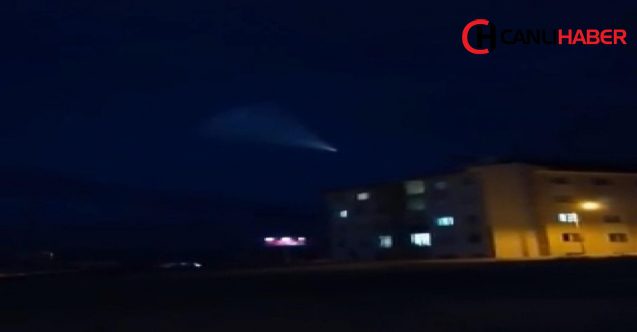 UFO sandıkları ışık huzmesi meğerse Rus füzesiymiş