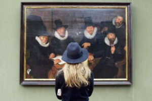 Ziyaretçilerden sanat eseri