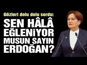 Sen hâlâ eğleniyor musun sayın Erdoğan?