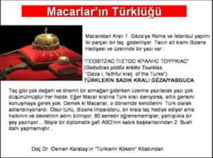 Ön Türkler: Macarlara Verilen İsimler : Türk