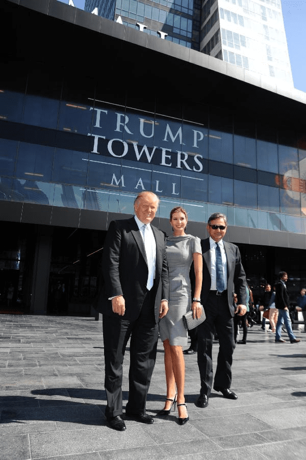 Donald Trump kızı Ivanka Trump ile trump Towers İstanbul'da