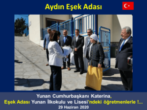 YUNAN CUMHURBAŞKANI KATERİNA’DAN EGEMENLİK GÖSTERİSİ