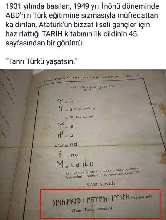 TANRI TÜRKÜ YAŞATSIN