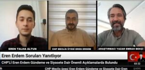 CHP Meclis Üyesi Eren Erdem : Ön Seçim Uygulaması Siyasette Gençlerin Önünü Açacaktır