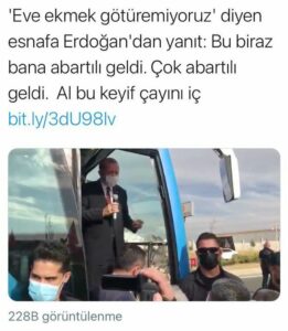 Ekmek bulamıyorsanız keyif çayı için