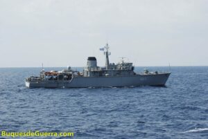 Yunan savaş gemisi battı