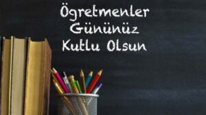 Yenilik Partisi Genel başkan yardımcısı Semahat Ceyhanlı. Öğretmenler Günümüz Kutlu Olsun