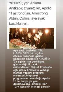 Aya ilk ayak basanlar neden Atatürk’ü ziyaret etti
