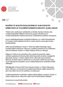 İstifayı bilmiyoruz, Af kabul edilmiş