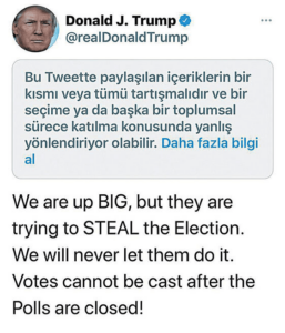 Amerikan sosyal operasyon medyası 3 Kasım ABD seçimlerinde ne haltlar yemiş?