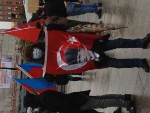 Karabağ savaşında ölen sivilleri anma gösterisi