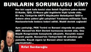 BUNLARIN SORUMLUSU KİM?