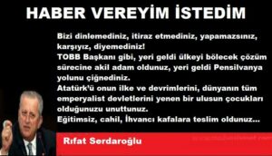 HABER VEREYİM İSTEDİM