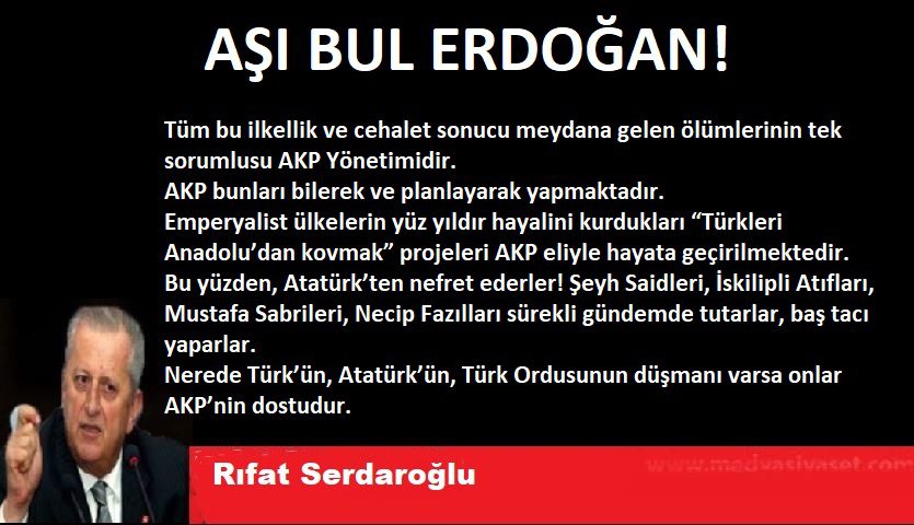 AŞI BUL ERDOĞAN!