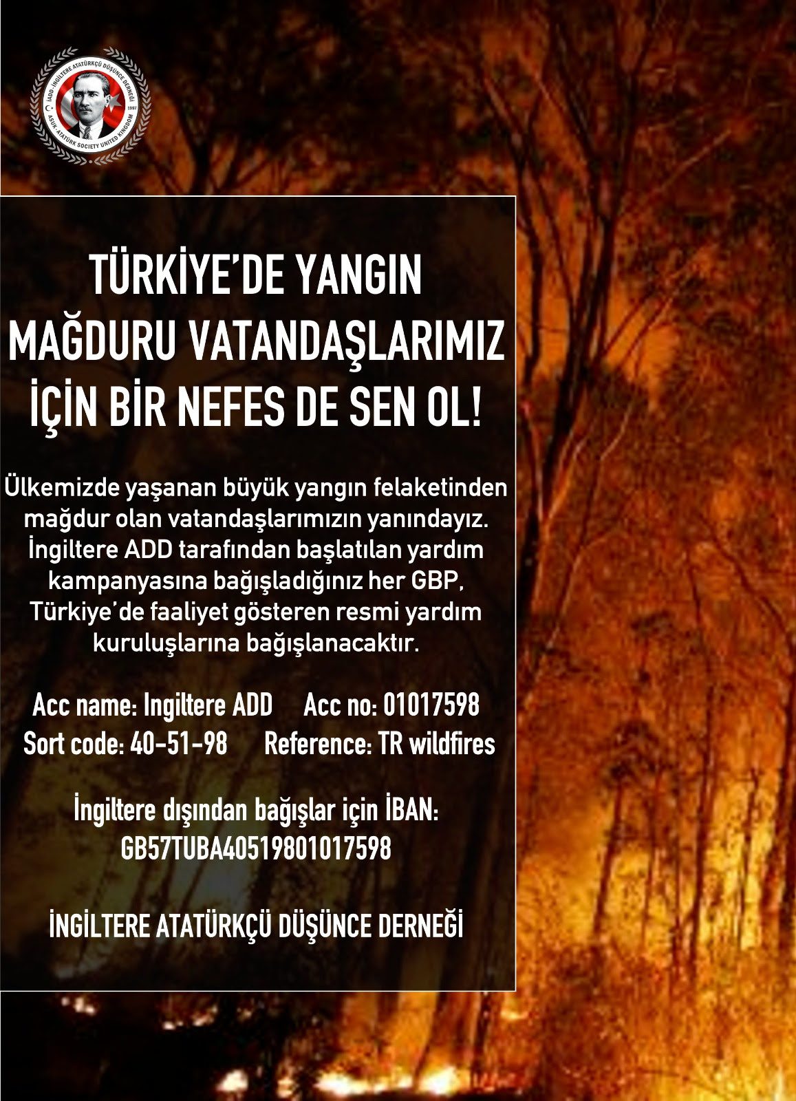 İngiltere ADD Yardım Kampanyası