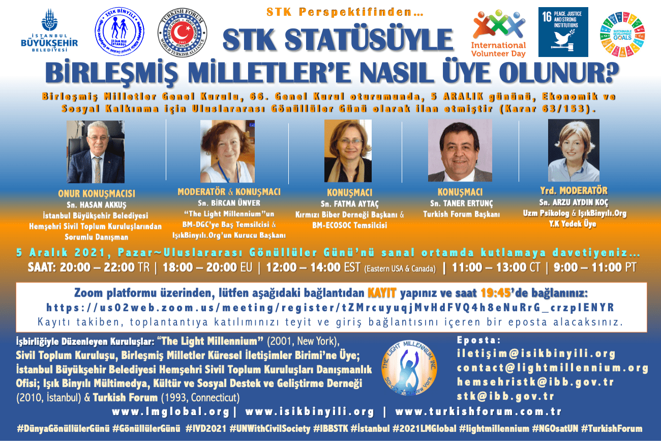 STK STATÜSÜYLE BİRLEŞMİŞ MİLLETLER’E NASIL ÜYE OLUNUR?