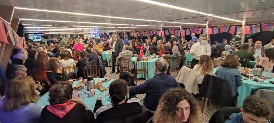Azerbaycan Zafer Bayramını İstanbul Boğazında Kutladı.