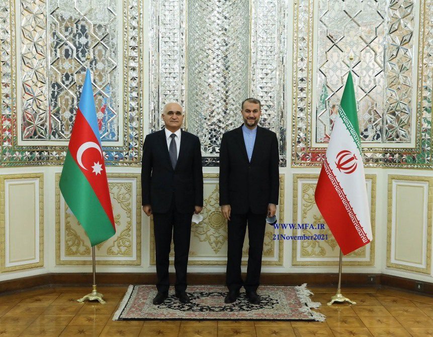 Azərbaycan Respublikası Baş nazirinin müavini İranın xarici işlər naziri ilə görüşüb