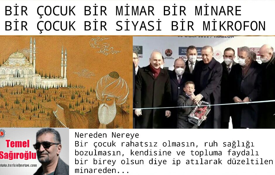 BİR ÇOCUK BİR MİMAR BİR MİNARE