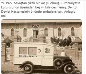 Arkadaş biz geldiğimizde ambulans var mıydı?