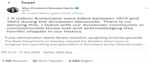 Biden ve Flake  24 Nisan’da  Ermeni Soykırımı  Derse Ne Olacak?