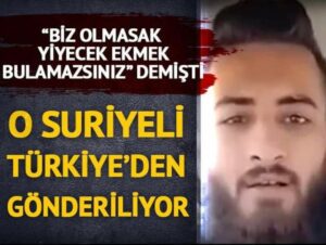 Türkiye’den gönderiliyor